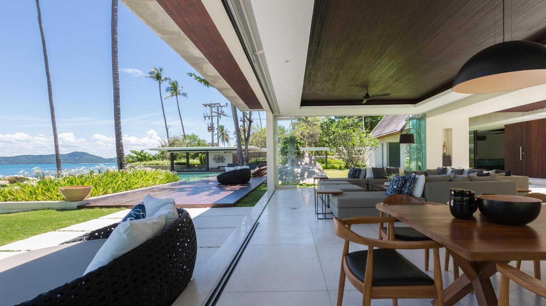 Fashionable Villa Malabar Beachfront 5 Bedrooms Plus 2 Kid'S Bedrooms Laem Sor Luaran gambar