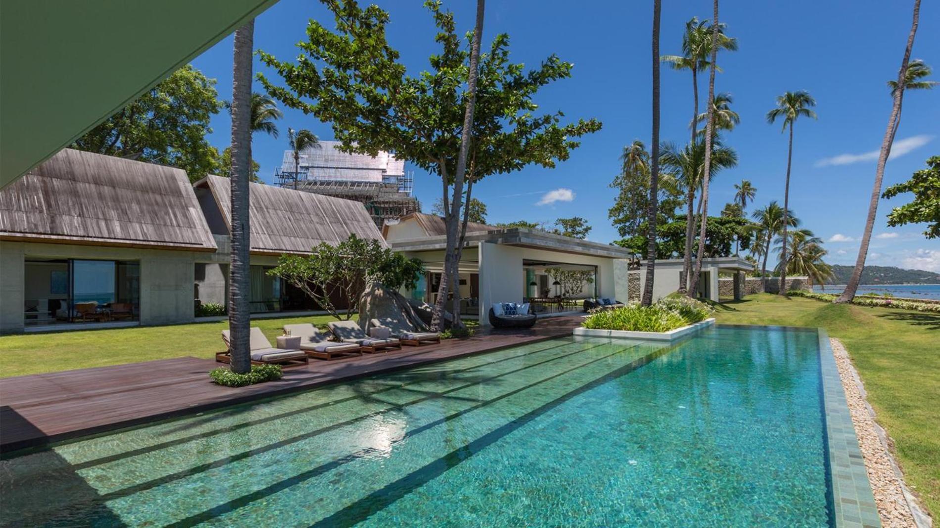 Fashionable Villa Malabar Beachfront 5 Bedrooms Plus 2 Kid'S Bedrooms Laem Sor Luaran gambar