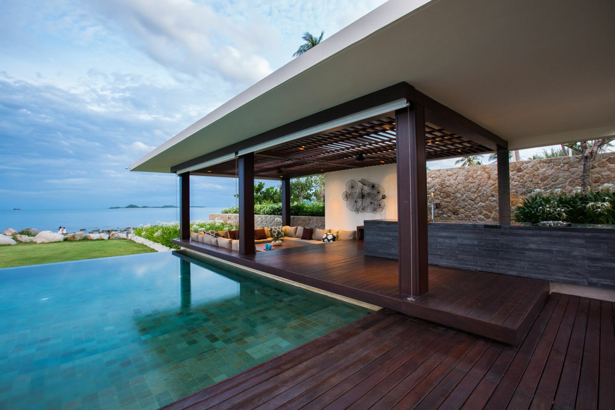 Fashionable Villa Malabar Beachfront 5 Bedrooms Plus 2 Kid'S Bedrooms Laem Sor Luaran gambar