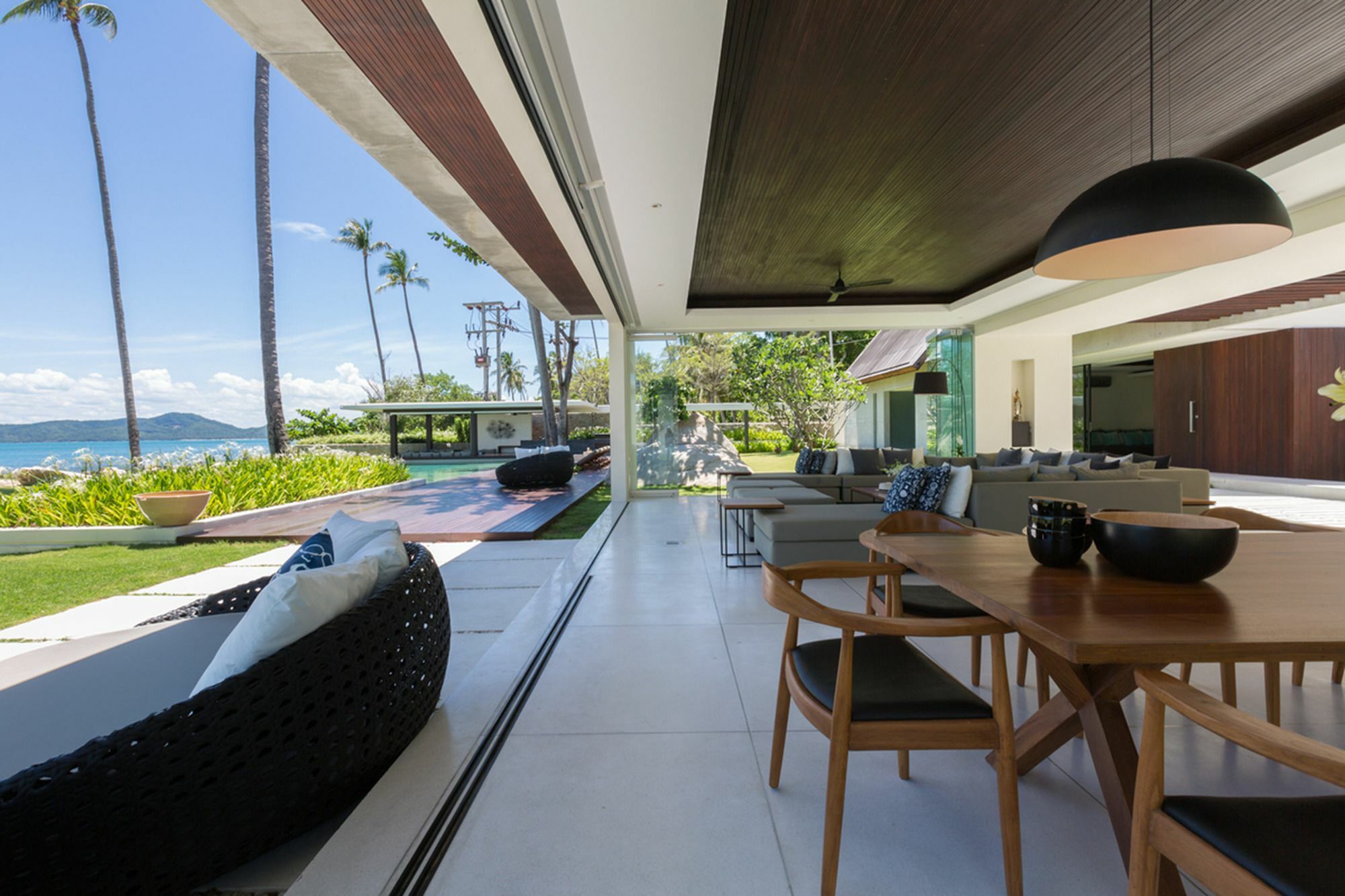 Fashionable Villa Malabar Beachfront 5 Bedrooms Plus 2 Kid'S Bedrooms Laem Sor Luaran gambar