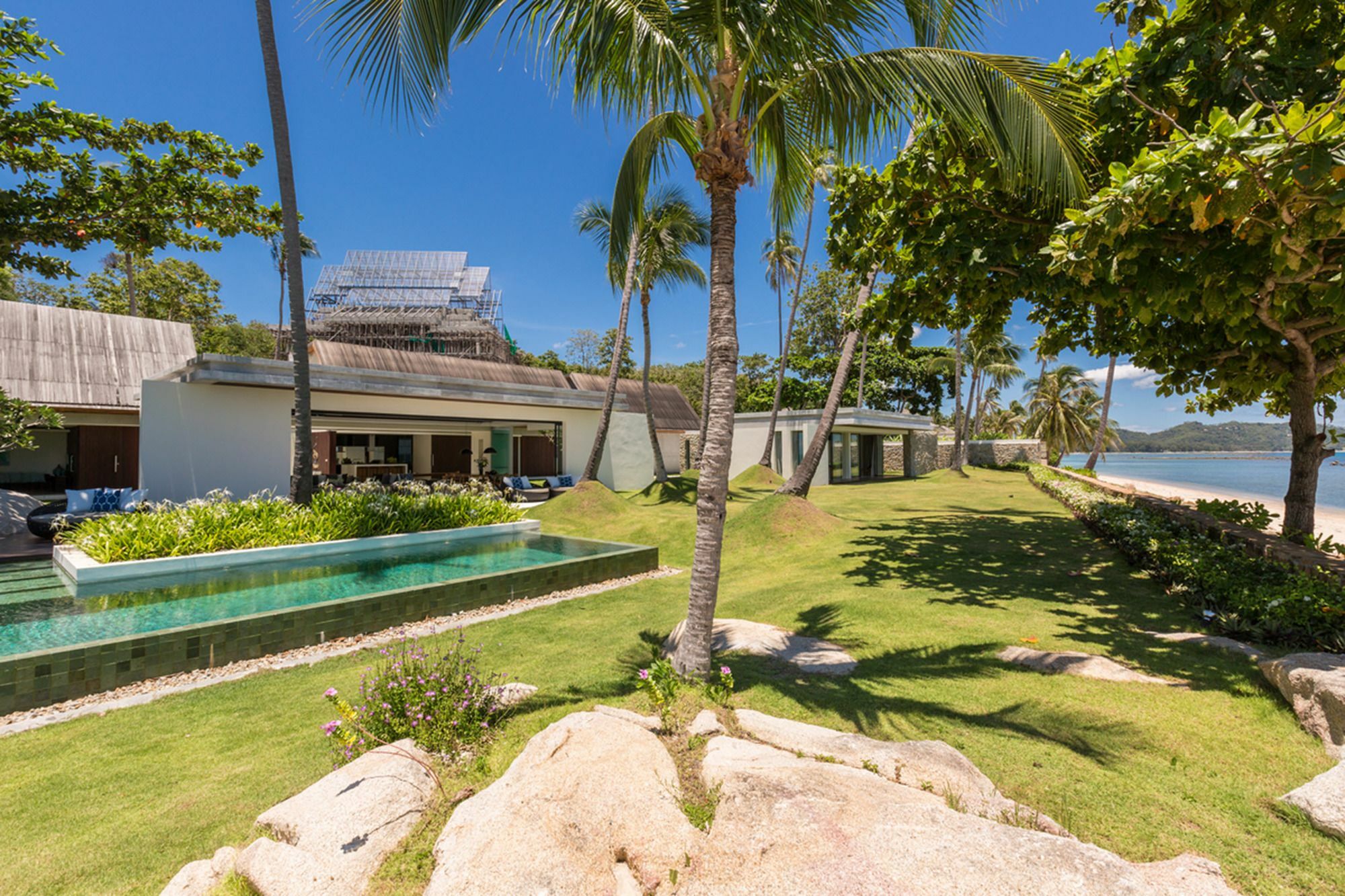 Fashionable Villa Malabar Beachfront 5 Bedrooms Plus 2 Kid'S Bedrooms Laem Sor Luaran gambar